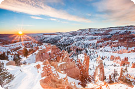 Snowy Red Rocks